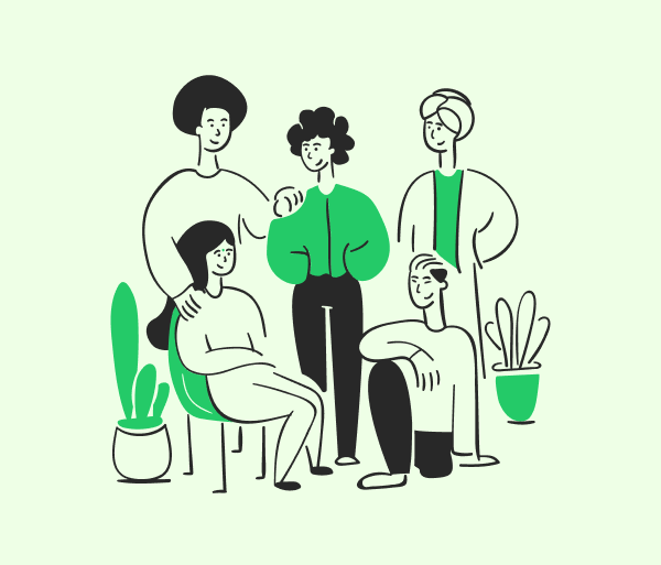 Escolha pessoas que realmente queiram ajudar