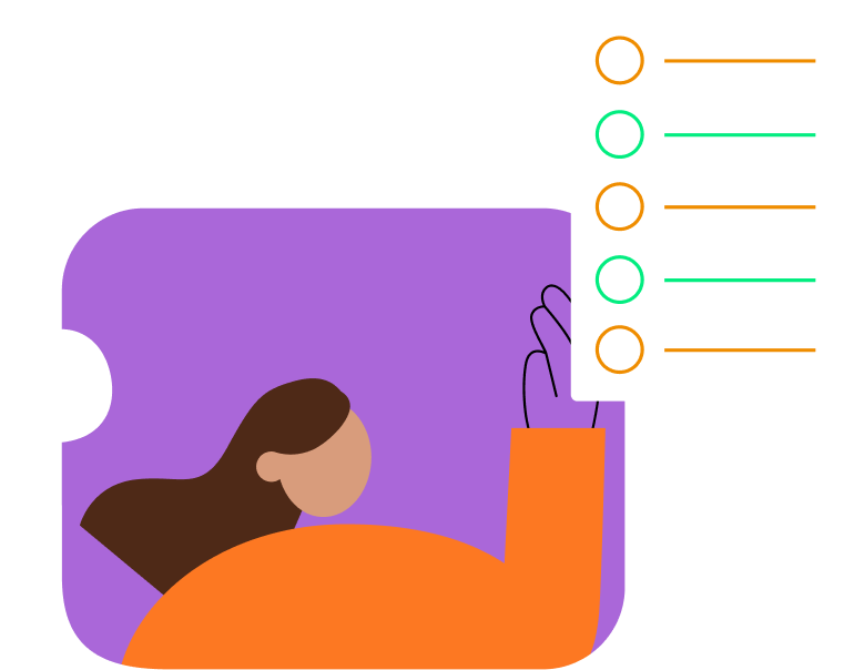 Imagem de uma menina realizando o saque