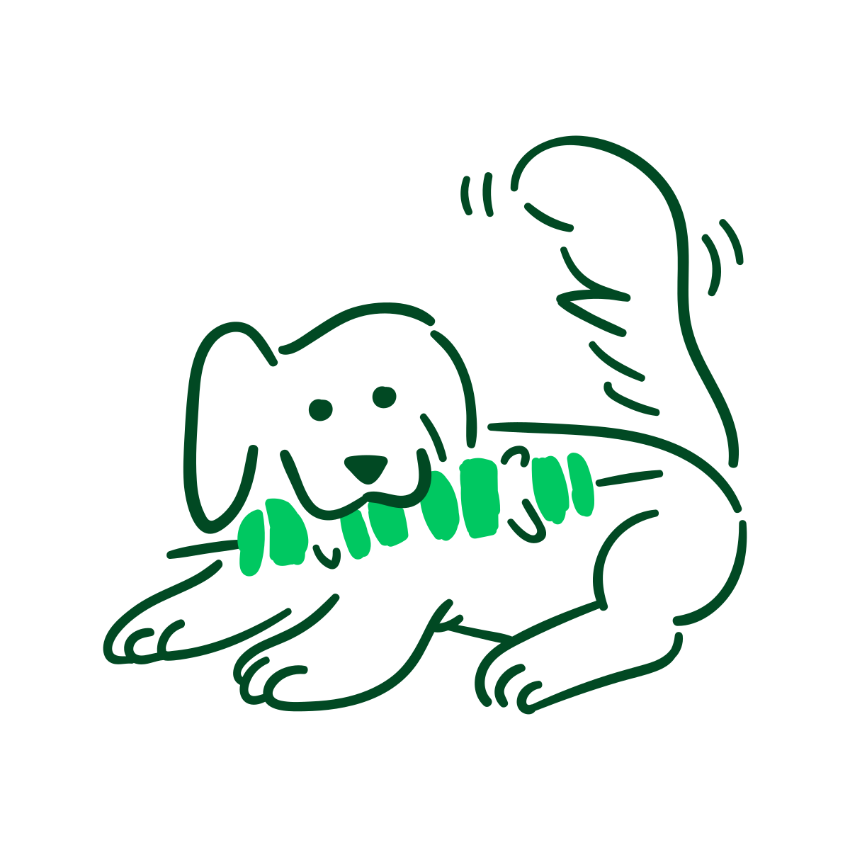 Imagem de um gato comendo um espetinho