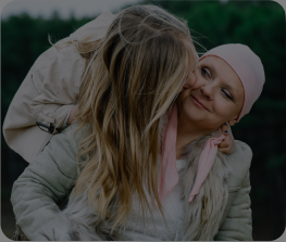 Imagem de apoio a famílias com câncer.