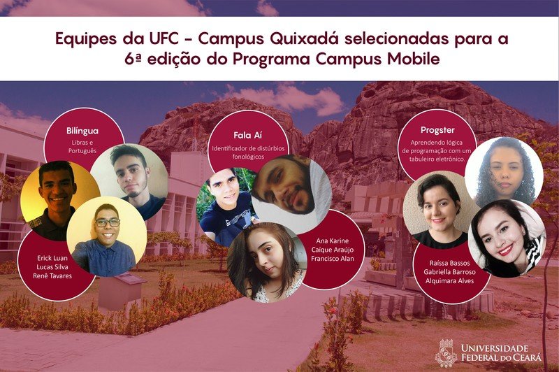 Alunos Selecionados no concurso Campus Mobile