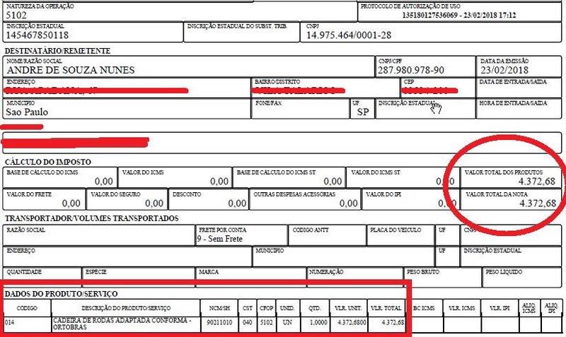 Nota da cadeira do Gabriel