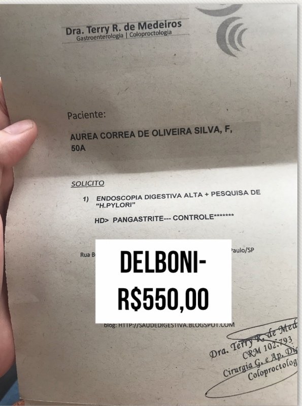 Pedido Médico dos Exames