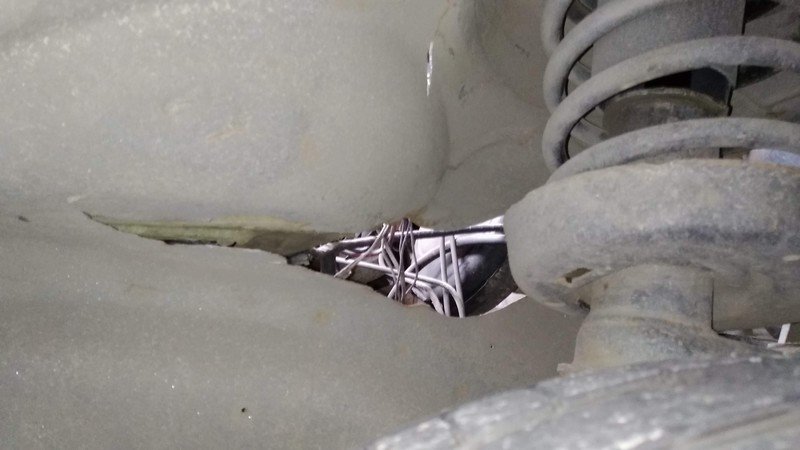 Chapa Fixação amortecedor rompendo