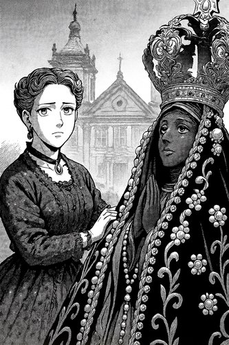 Pequeno teatro da Monarquia - Princesa Isabel e Estátua de Nossa Sra Aparecida