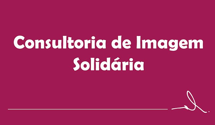 Consultoria de Imagem Solidária