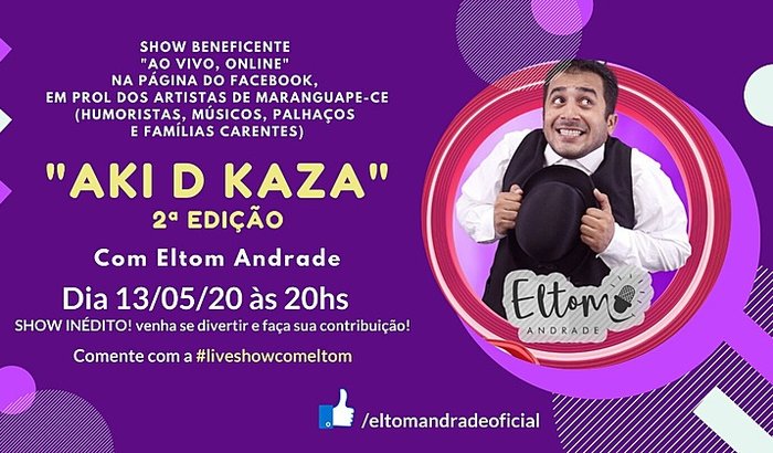 "AKI D KAZA" live show beneficente Eltom Andrade Maranguape-CE