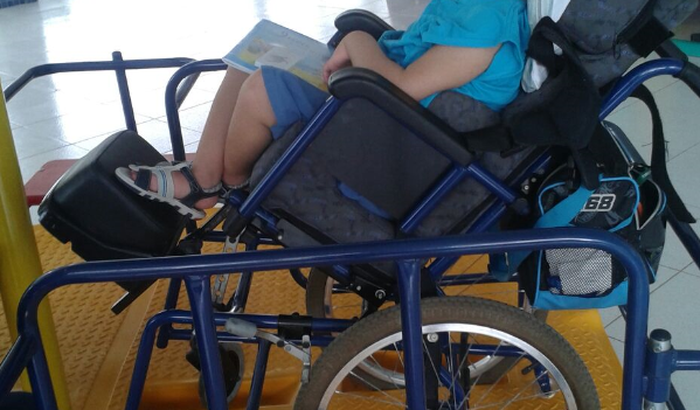 Vamos ajudar o Matheuszinho na locomoção