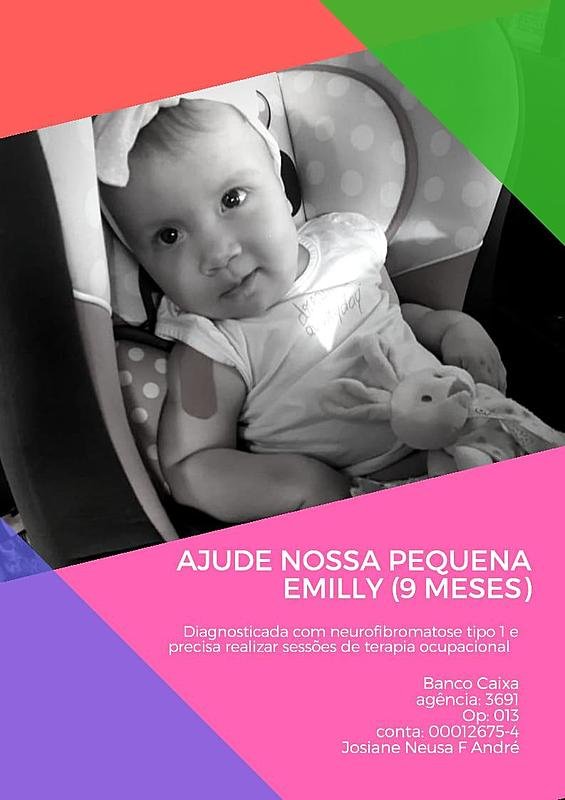 imagem da vaquinha Ajude a pequena Emilly