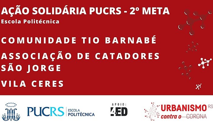 Ação Colaborativa PUCRS - Urbanismo Contra o Corona