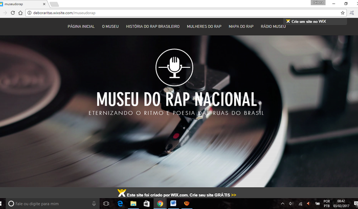 Domínio de Site Museu do Rap Nacional