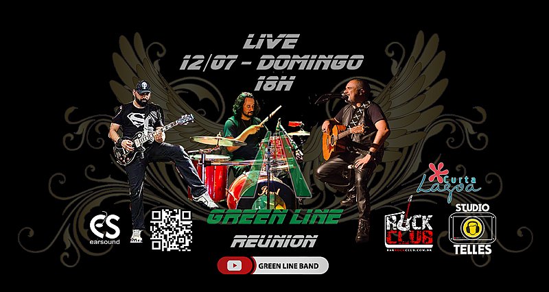 LIVE  -  GREEN LINE REUNION  -  Couvert Solidário