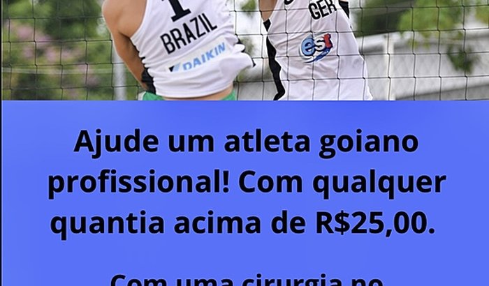 Ajude um atleta profissional!