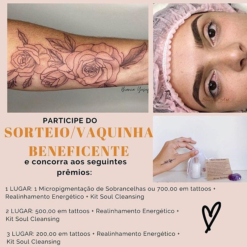 imagem da vaquinha TATUAGEM SOLIDÁRIA! Transforme a maldade em um movimento de amor