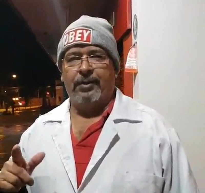 imagem da vaquinha Ajuda Geraldo do cachorro quente