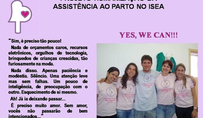 PROJETO HUMANIZAÇÃO DA ASSISTÊNCIA AO PARTO NO ISEA