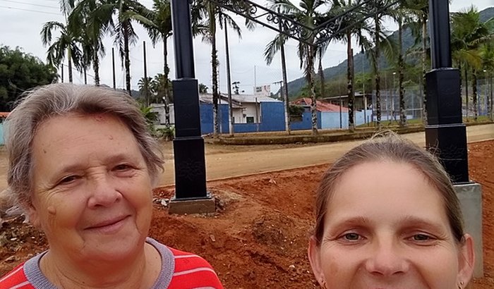 Nova cozinha de Astrit e Angela