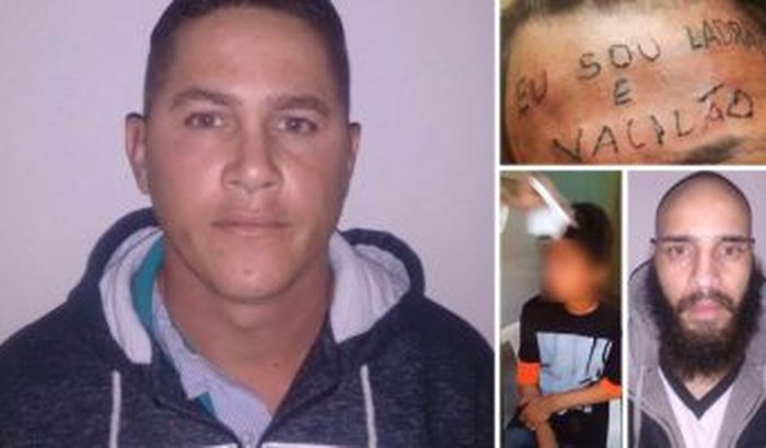 tatuador Ronildo Moreira de Araújo, 29 anos, e o vizinho Maycon 