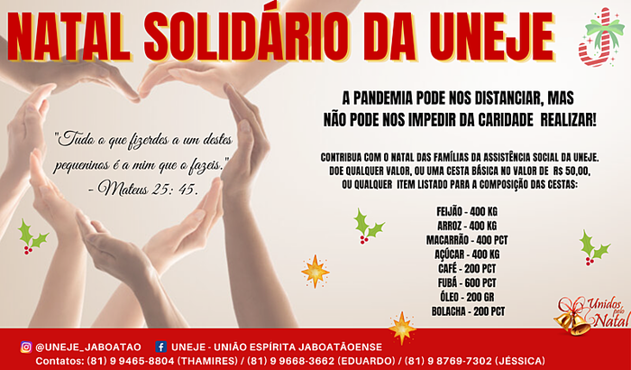 Natal Solidário da UNEJE