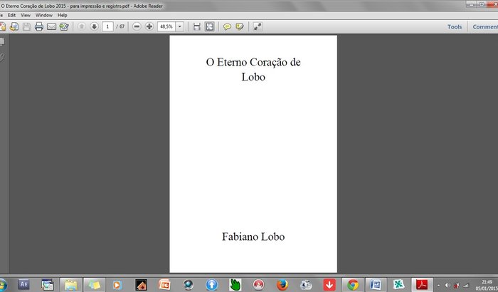 Lançamento do Livro O Eterno Coração de Lobo - Poesias