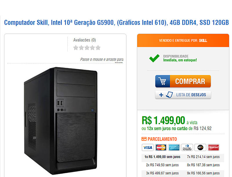 Me ajude a comprar um computador para trabalhar