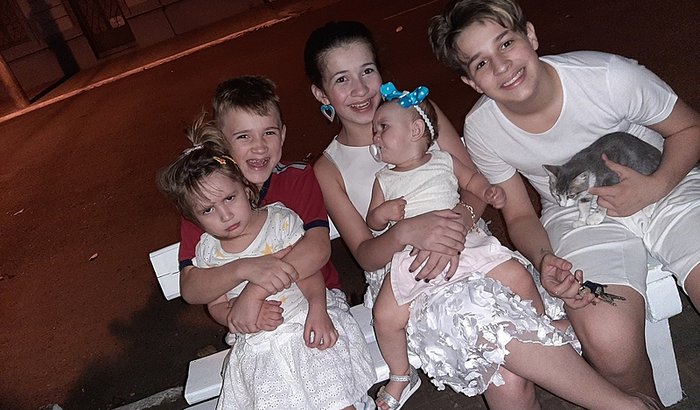 Familia dos 5 filhos