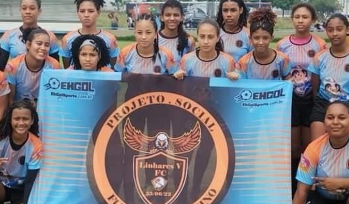 Abertura da associação do projeto social de futebol feminino 