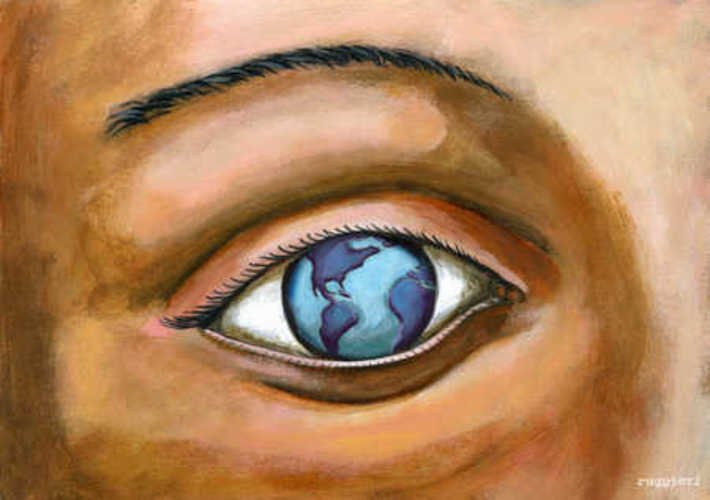 imagem da vaquinha Ajude a Ju a ver o mundo :)