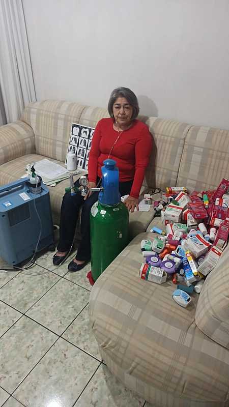 imagem da vaquinha Ajude a Dona Dalva - Concentrador de Oxigênio Portátil