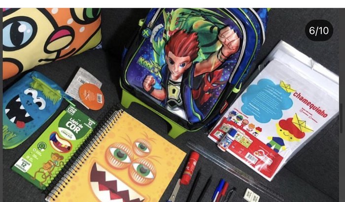 Material Escolar Abrigos Lar Sonho Infantil 