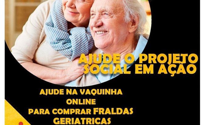 Ajuda para o Projeto Social Em Ação comprar fraldas geriátricas