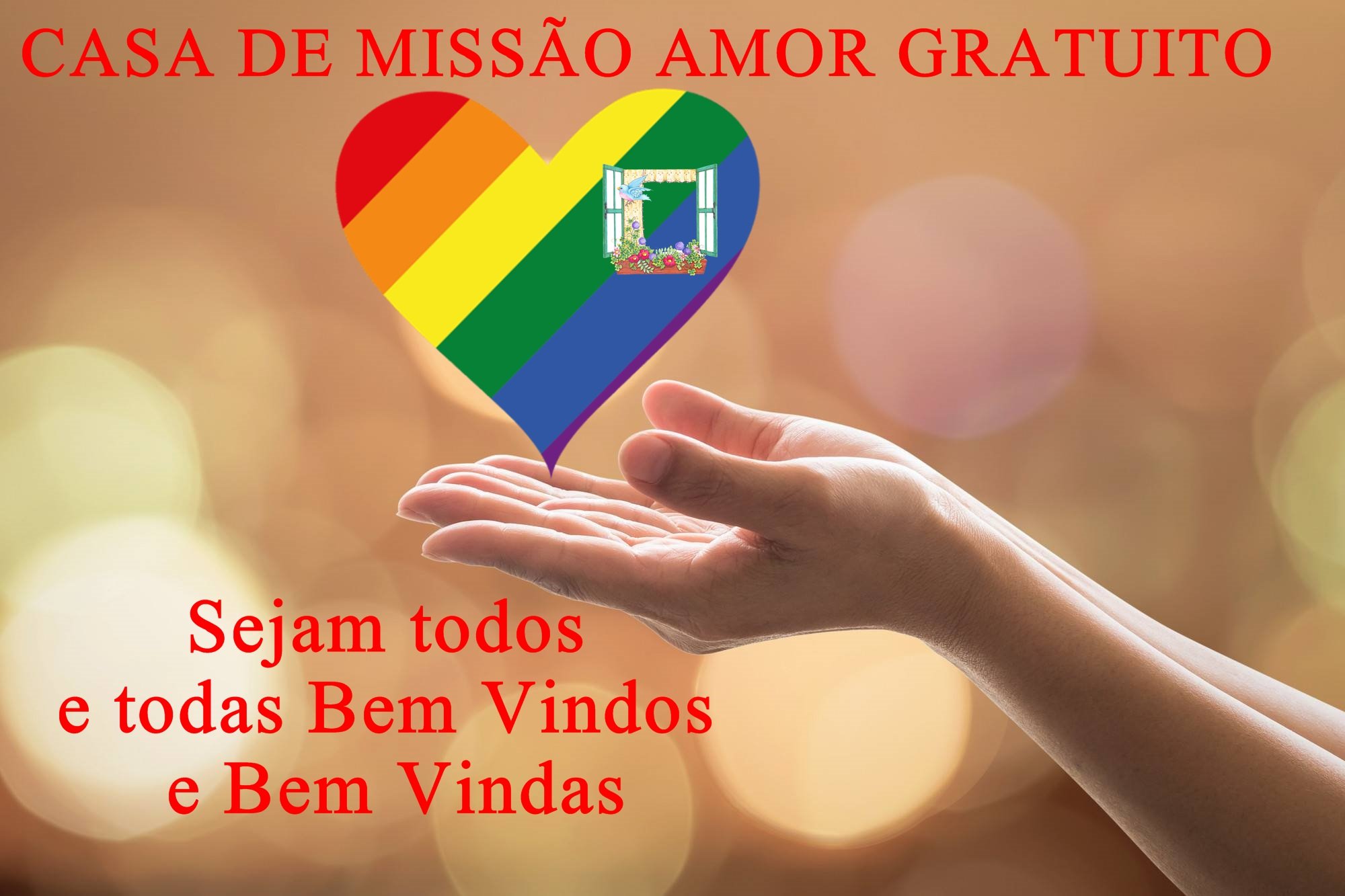 imagem da vaquinha Abrigo LGBT Amor e  Resistência