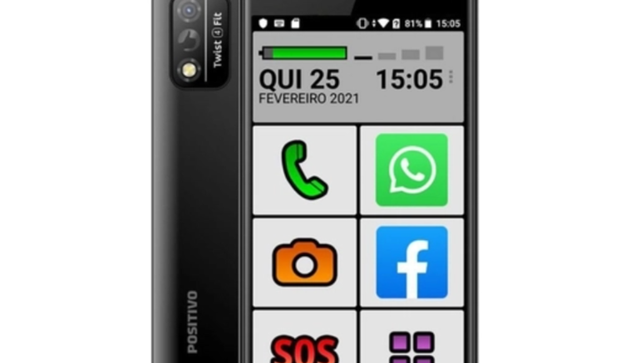 Smartphone ObaSmart 3 Com Letras Grandes