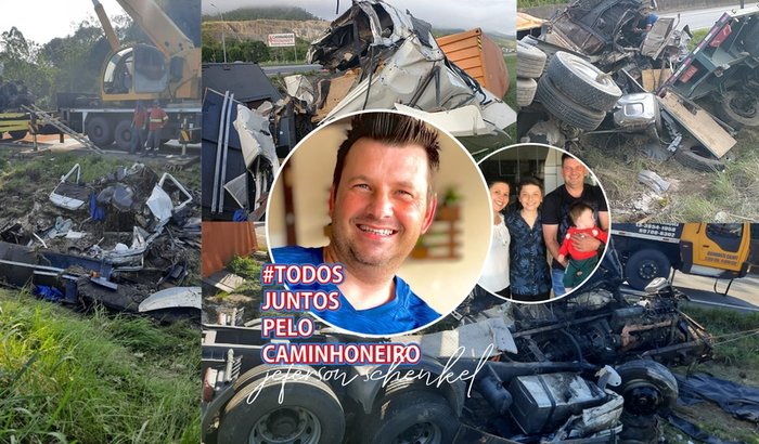 #TodosJuntos pelo Caminhoneiro Jeferson Schenkel e sua família