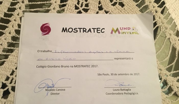 Projeto Feira de Ciências Mostratec 