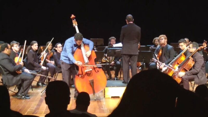 Jhonatas Carmo na Hochschule für Musik Saar