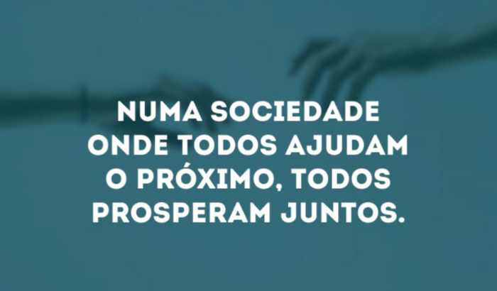 Maiane - "Numa sociedade onde todos ajudam o próximo, todos prosperam juntos." Marianna Moreno