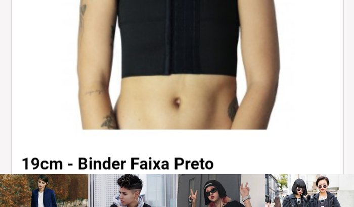 Compra de binder(Tomboy) (LGBT+)