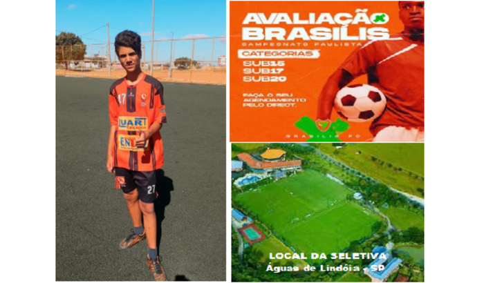 Seletiva para clube paulista