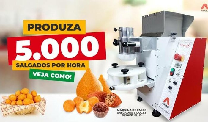 Ajuda para comprar maquina de fazer salgados 