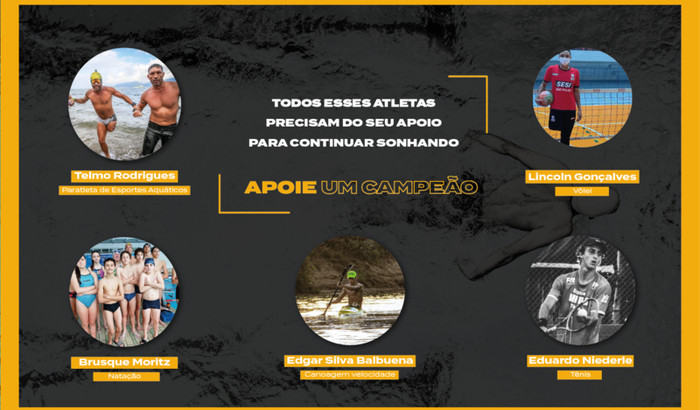 AJUDE UM CAMPEÃO - seu impacto na vida de esportistas!