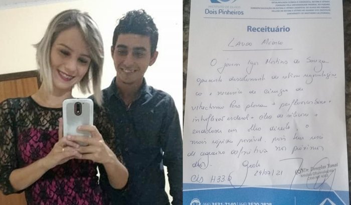 Ajuda para salvar os olhos de Igor