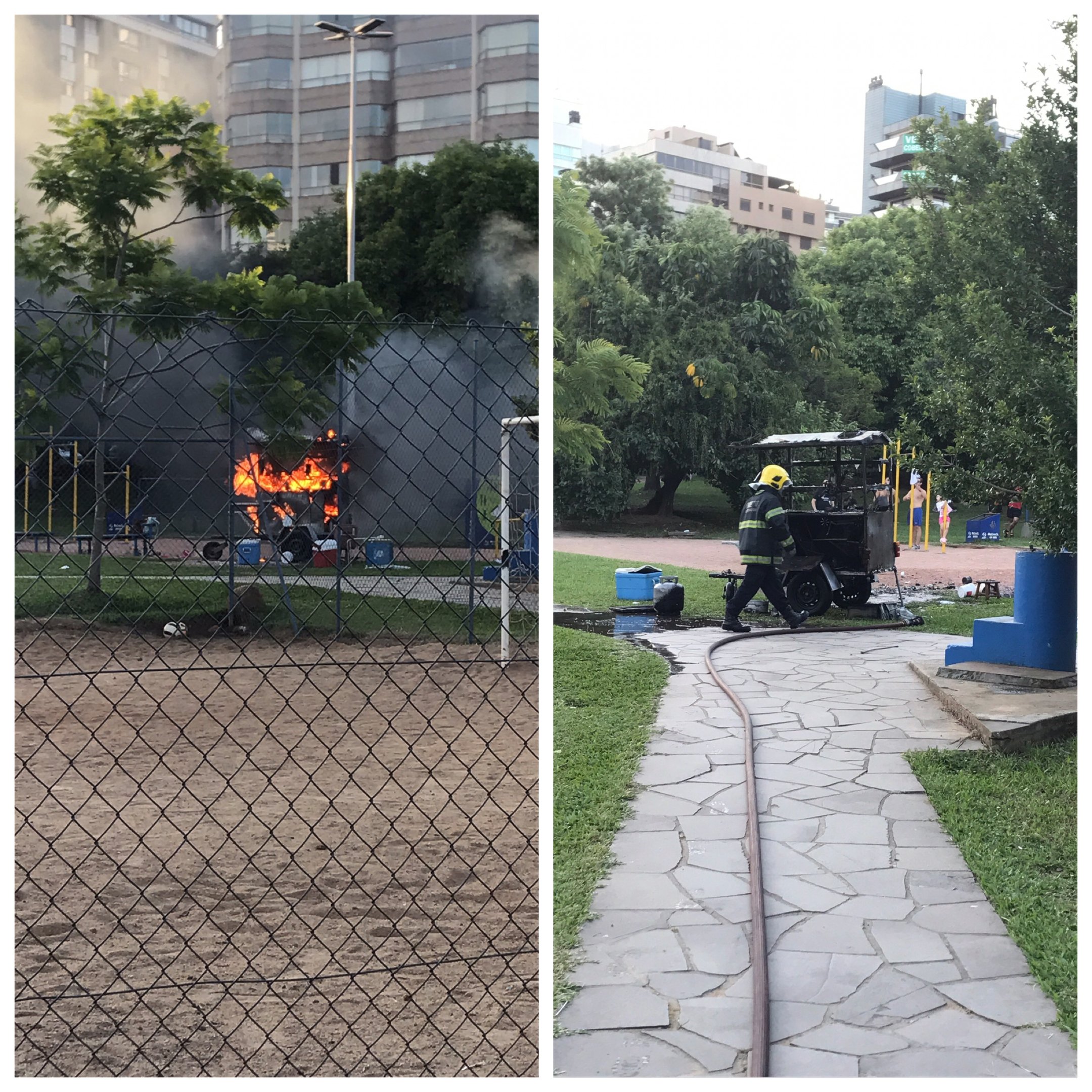 imagem da vaquinha Queimou a carrocinha 