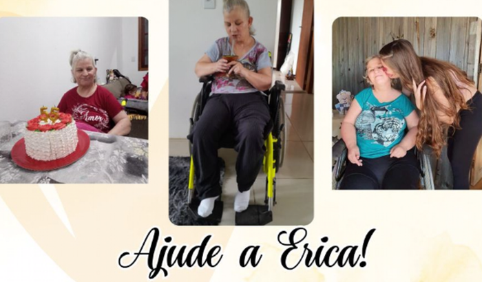 Vakinha em prol da Erica Machado 