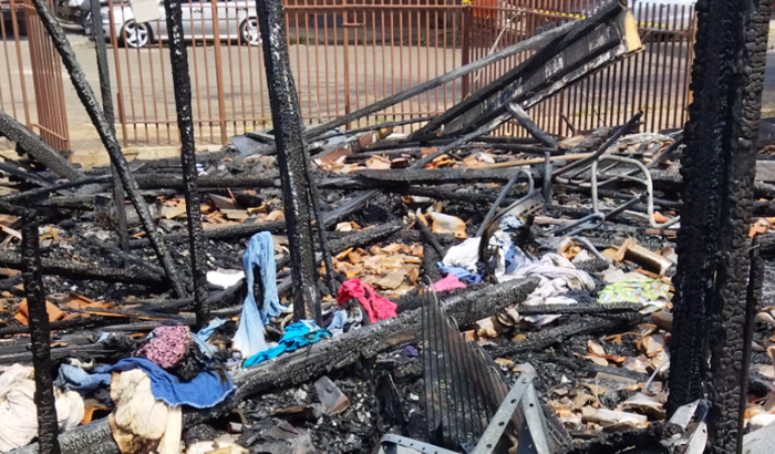Ajuda pós incêndio