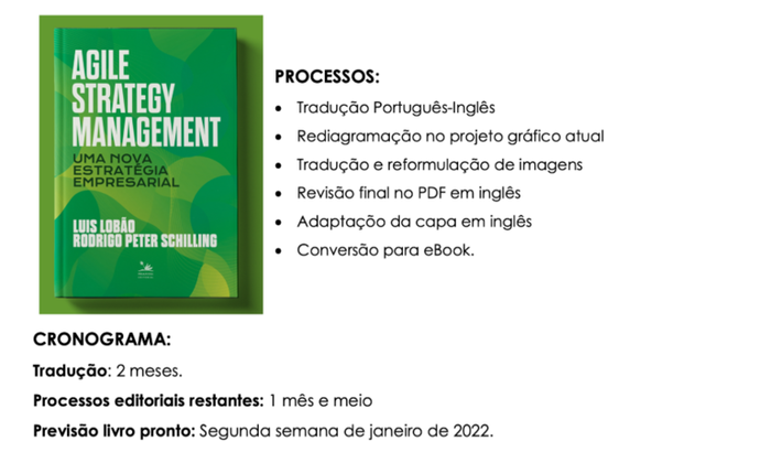 Tradução livro para inglês