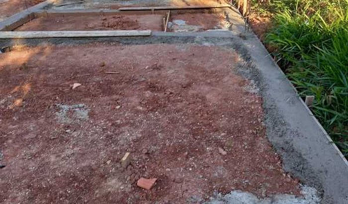 Família desabrigada