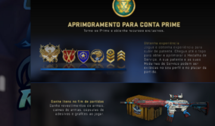 comprar um prime do cs:go