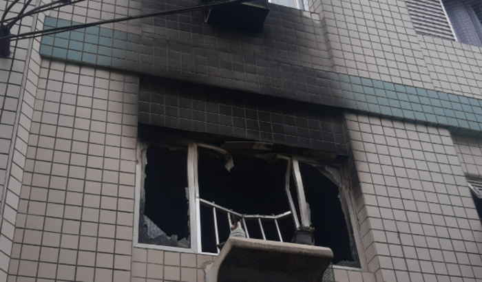 Apartamento que pegou fogo BNH