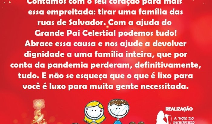 O Natal da Gente. Uma Ação Solidária